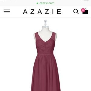 Azazie Mulberry Dress-Raquel-brand new never worn